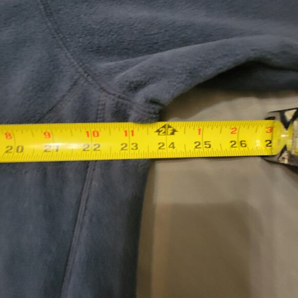 Columbia Navy Fleece Full Zip Jacket with Pockets Women’s Large - Picture 6 of 8